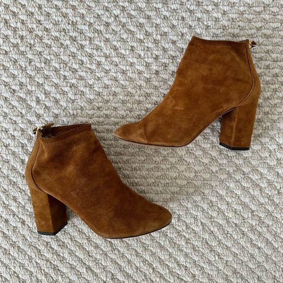Aquazzura Downtown 90 Ankle Boots - Picture 8 of 10